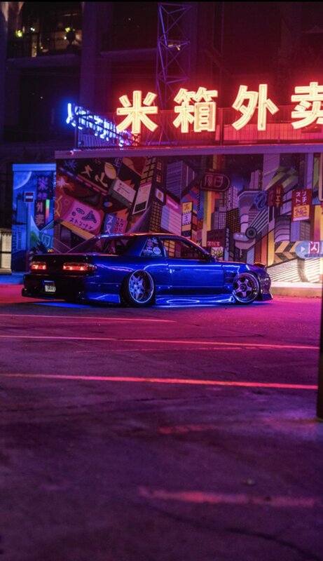Blue Modified Car — Nocturnal