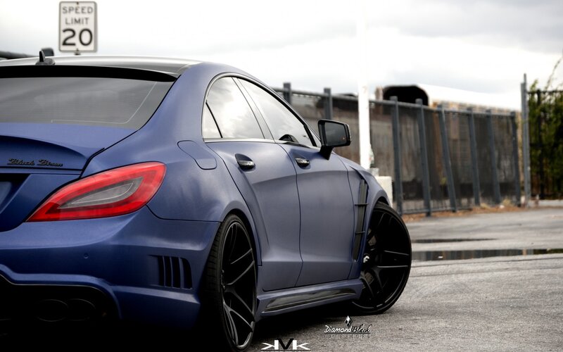 Blue Modified Car — Urban