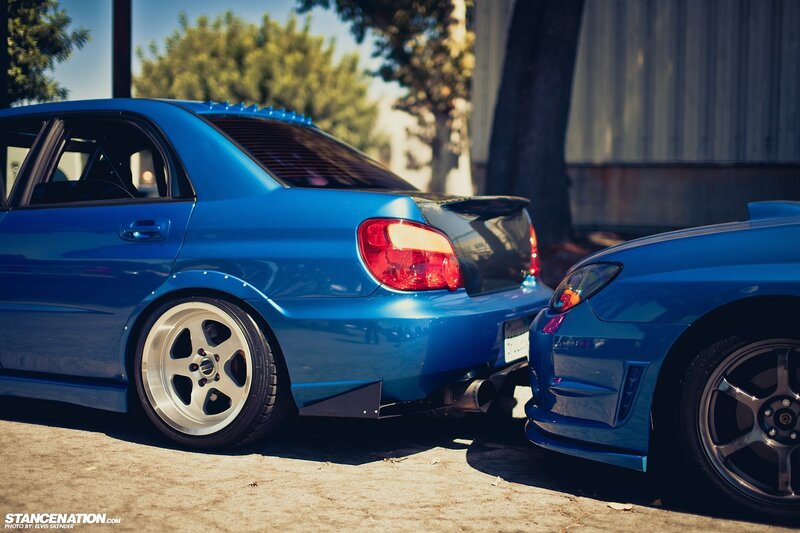 Blue Modified Cars — Dramatic