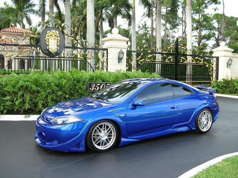 Blue Modified Coupe
