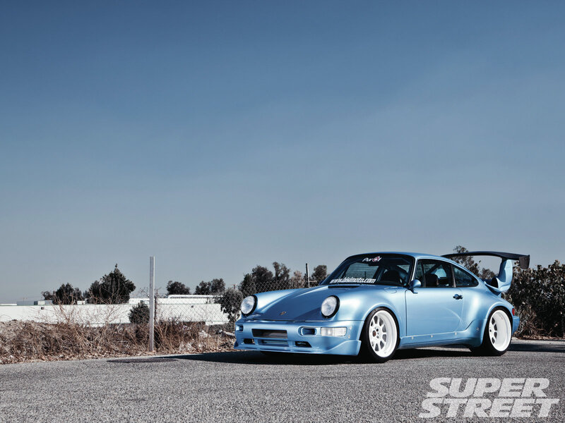 Blue Modified Porsche — Calm