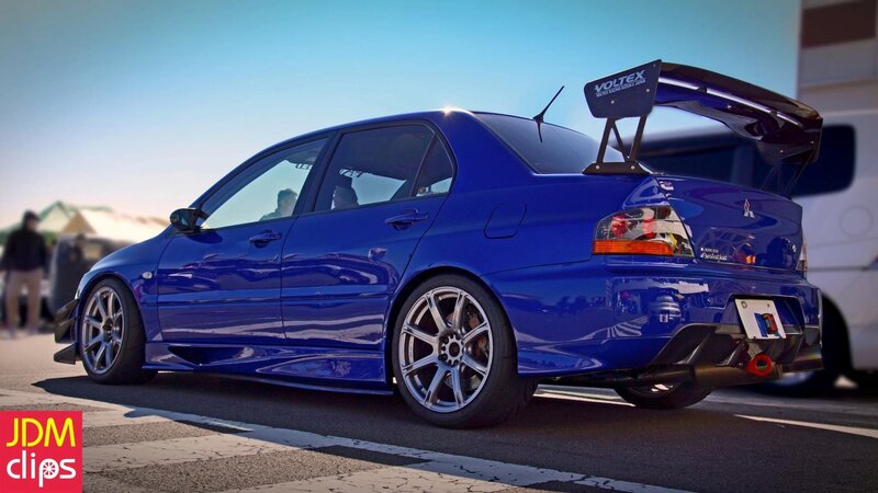 Blue Modified Sedan — Dramatic, Afternoon, Photograph, Car, Tire