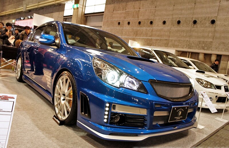 Blue Modified Sedan — Neutral