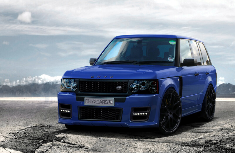 Blue Modified SUV