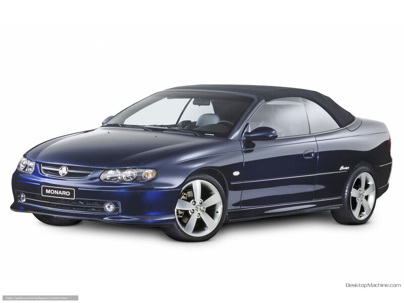 Blue Monaro Convertible