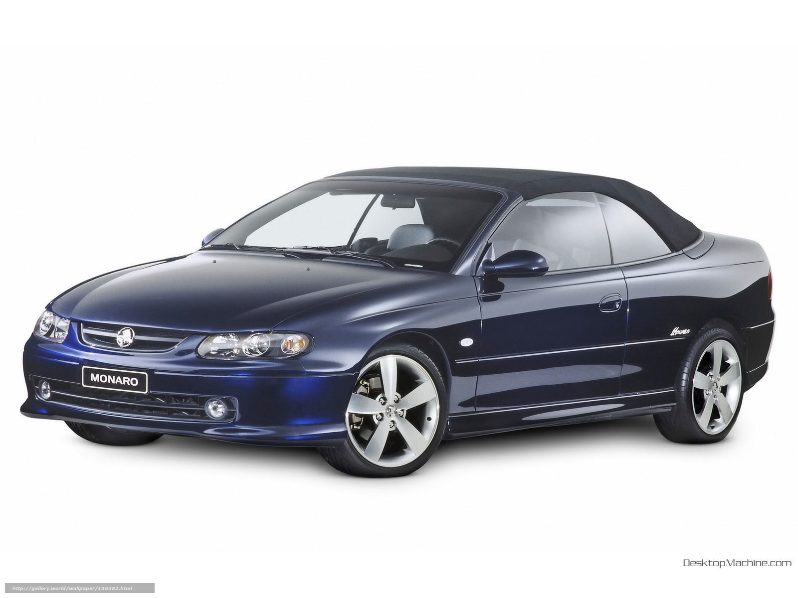 Blue Monaro Convertible