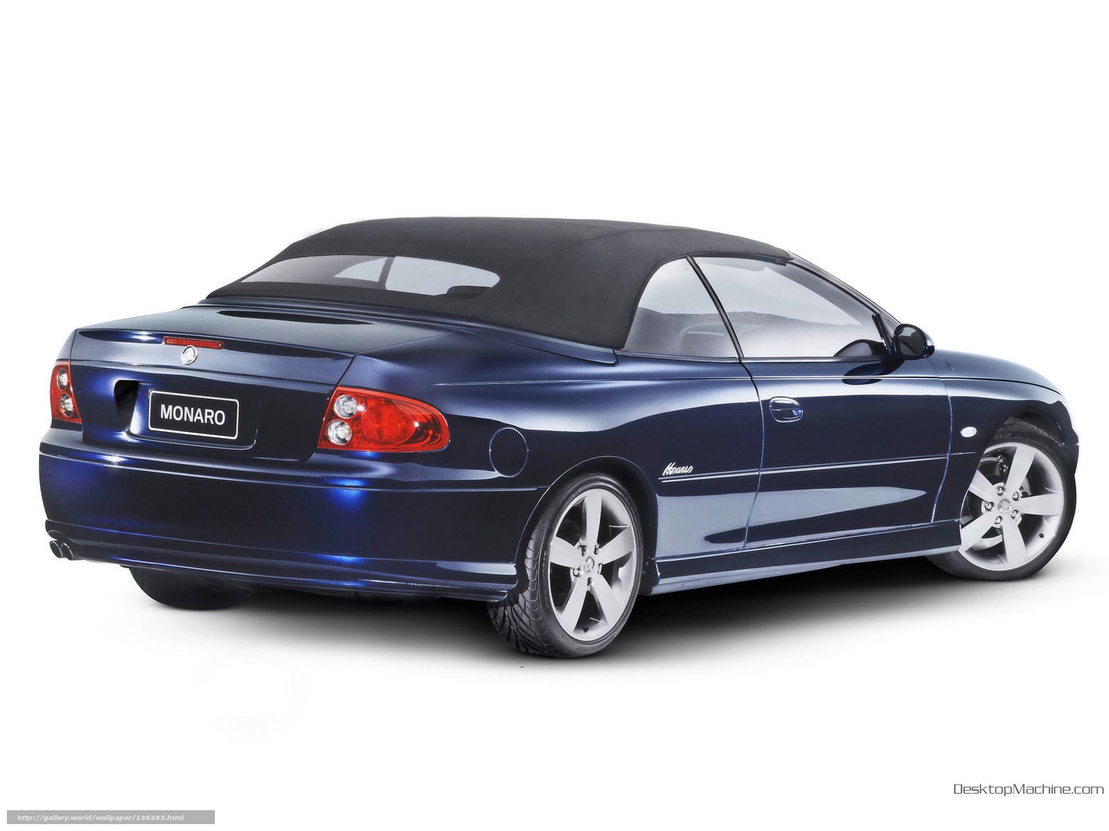 blue monaro convertible