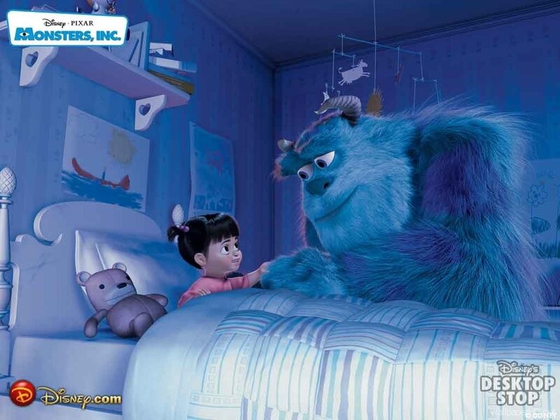 Blue Monster and Girl