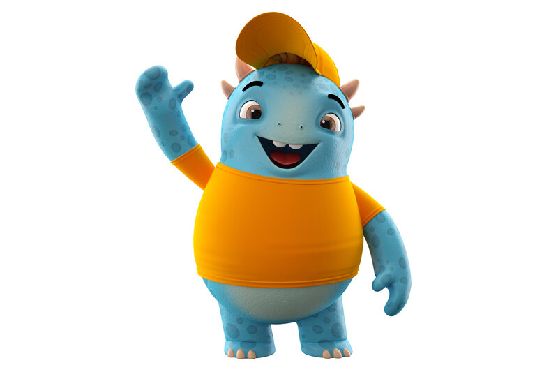 Blue Monster Character