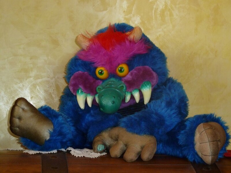 Blue Monster Plush Toy — Playful