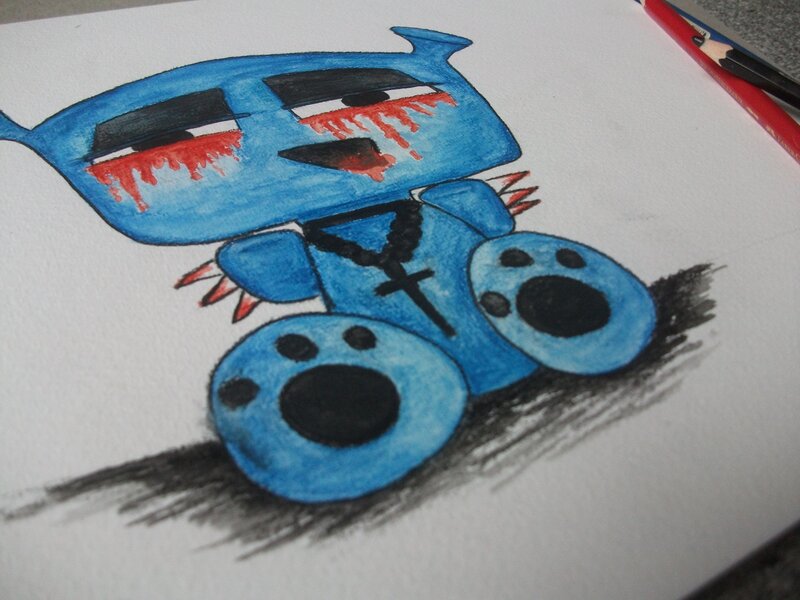 Blue Monster Toy