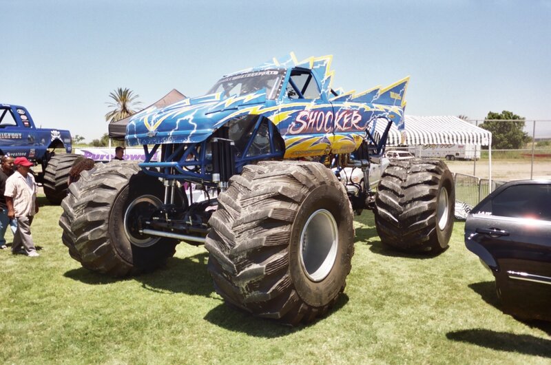 Blue Monster Truck