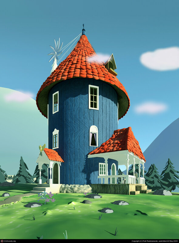 Blue Moomin House