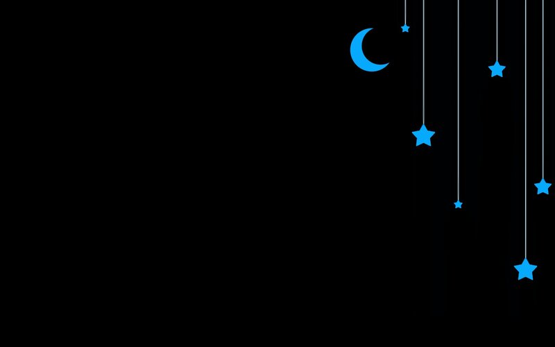 Blue Moon and Stars