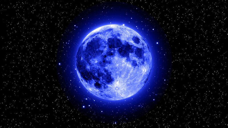 Blue Moon in Space — Serene
