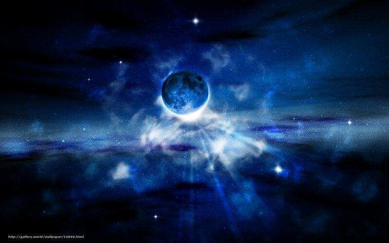 Blue Moon in Space