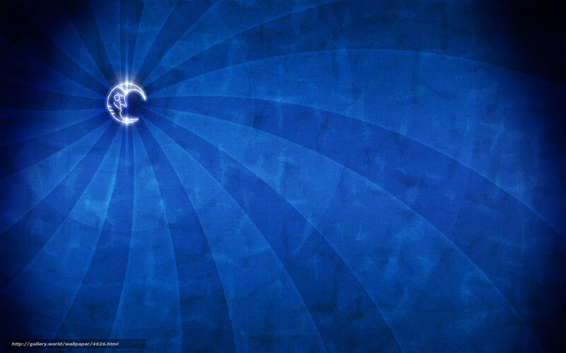 blue moon radiating light