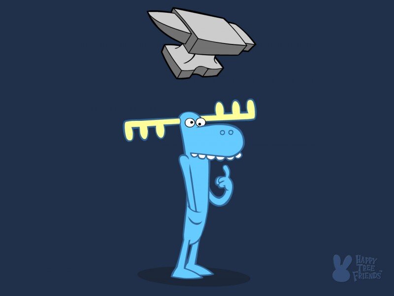 Blue Moose Character