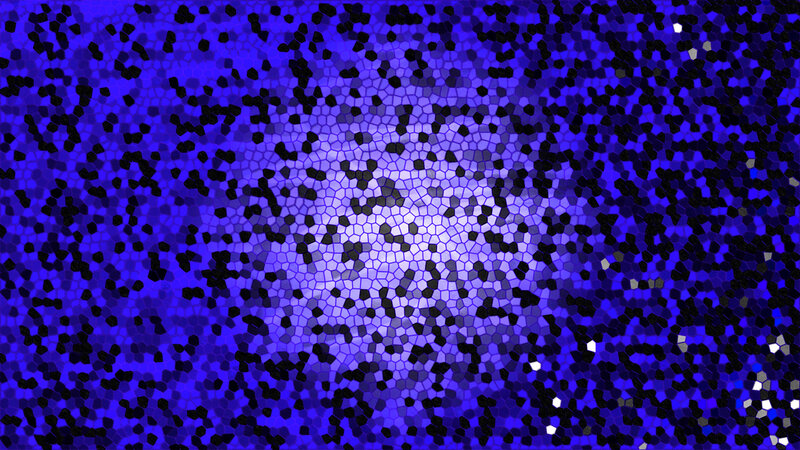 Blue Mosaic Pattern — Calm