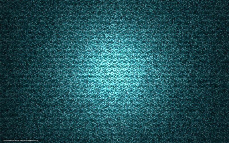 Blue Mosaic Pattern — Teal