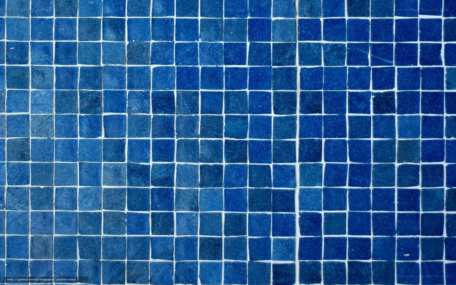 blue mosaic tile pattern
