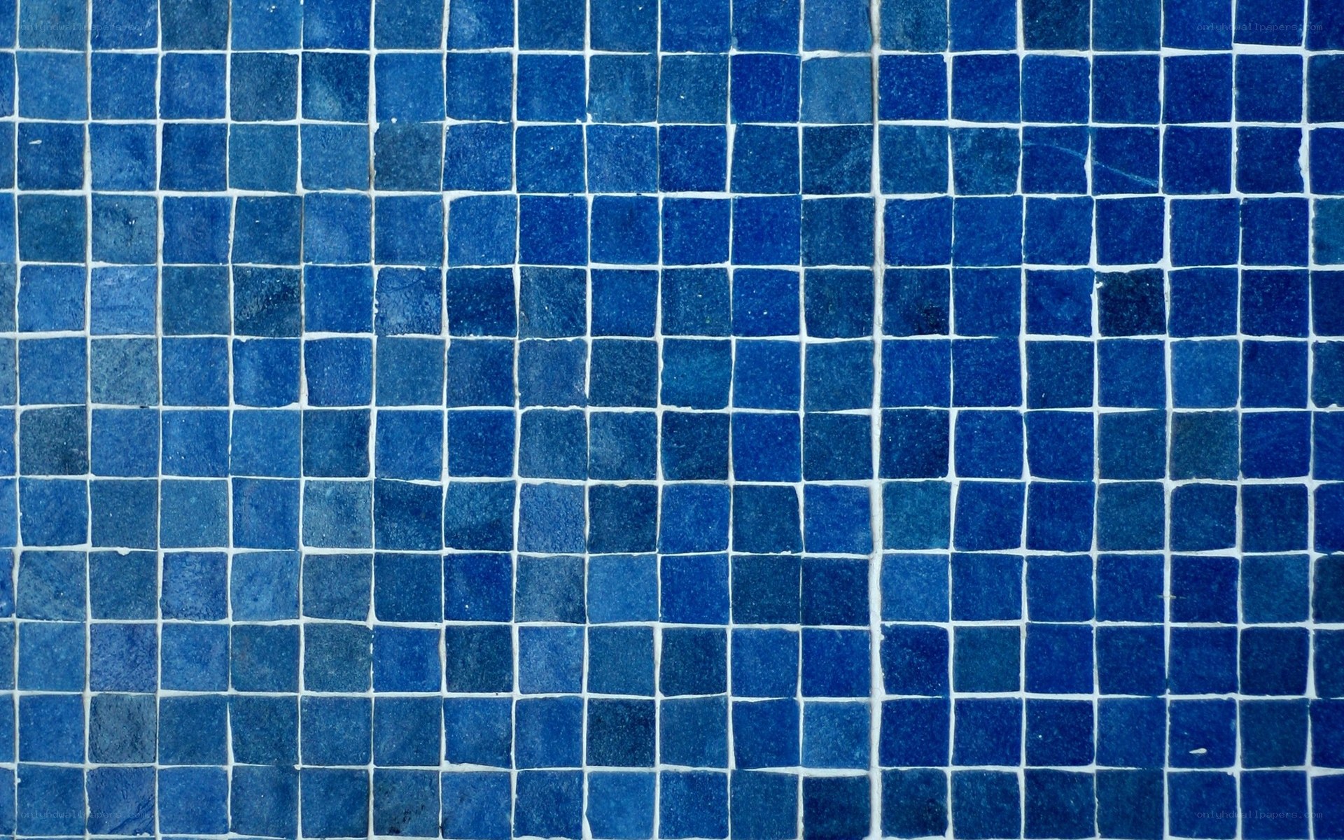 blue mosaic tile pattern