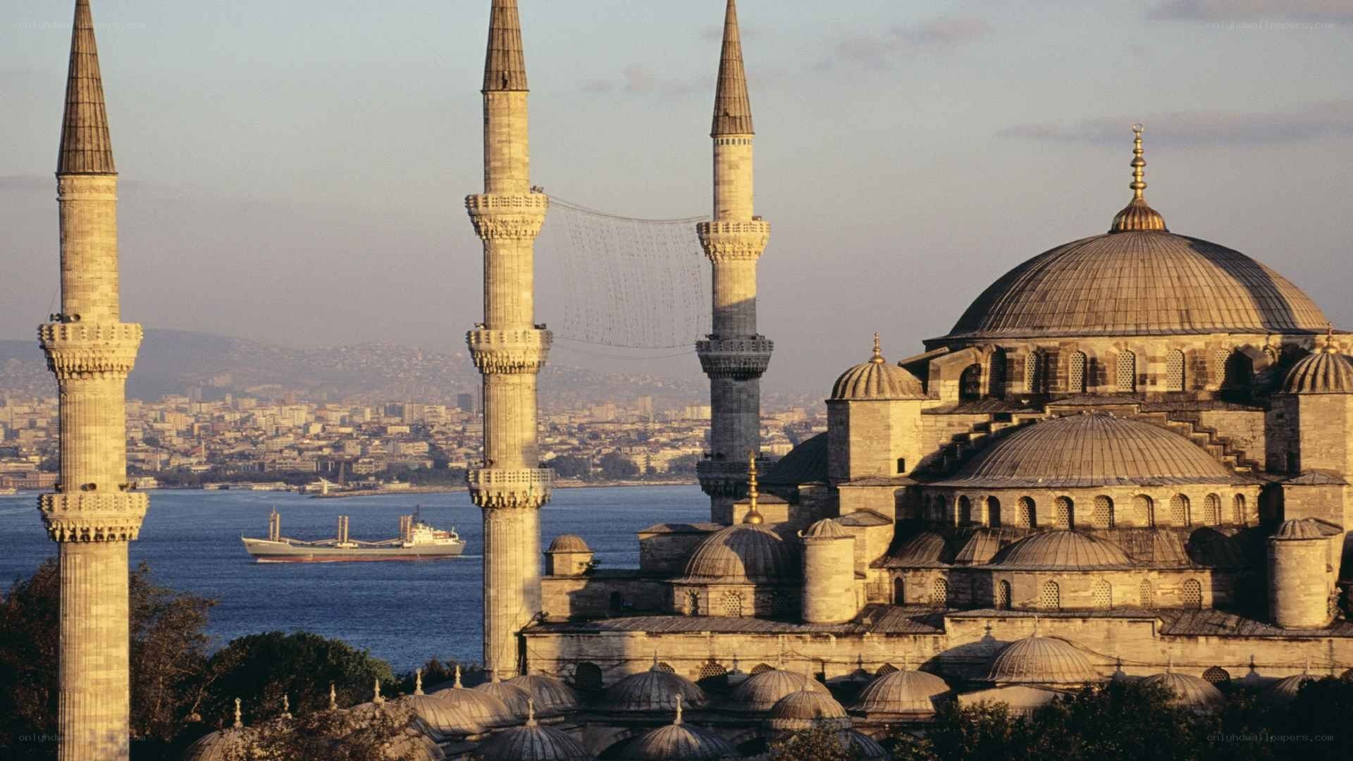 Blue Mosque and Bosphorus view