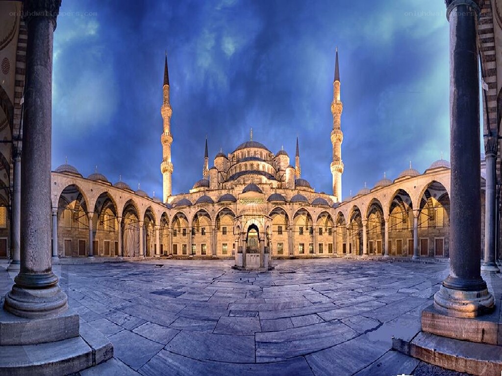 Blue Mosque at dusk