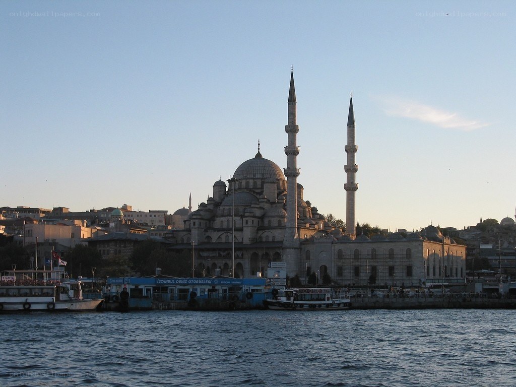 Blue Mosque at sunset