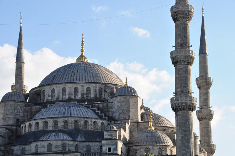 Blue Mosque Domes and Minarets