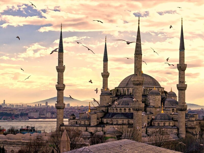 Blue Mosque in Istanbul — Photograph