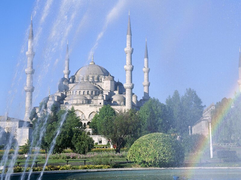 Blue Mosque in Istanbul — Serene, Afternoon
