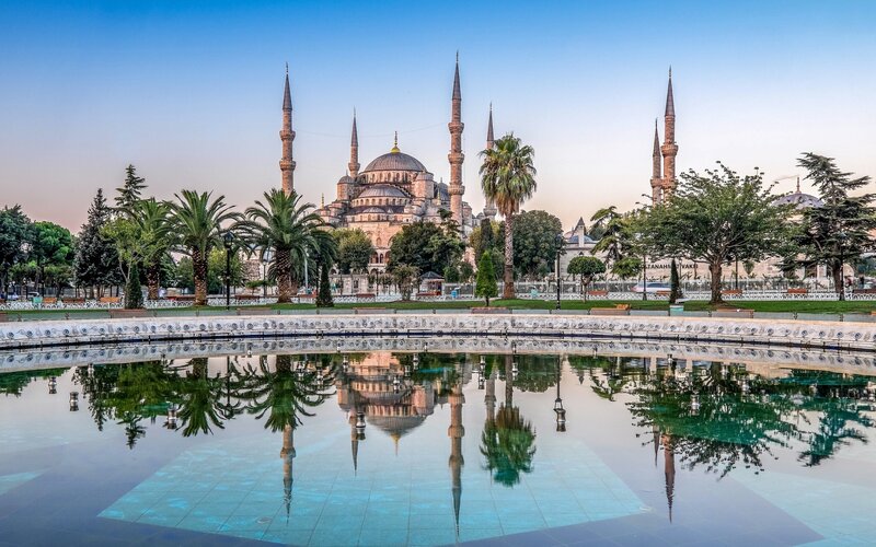 Blue Mosque in Istanbul — Serene, Morning