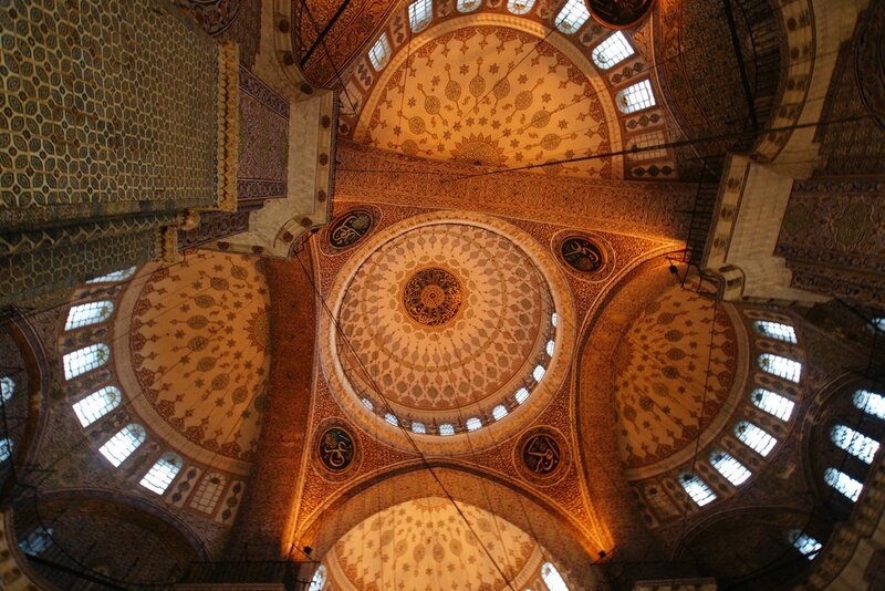 Blue Mosque Interior — Serene
