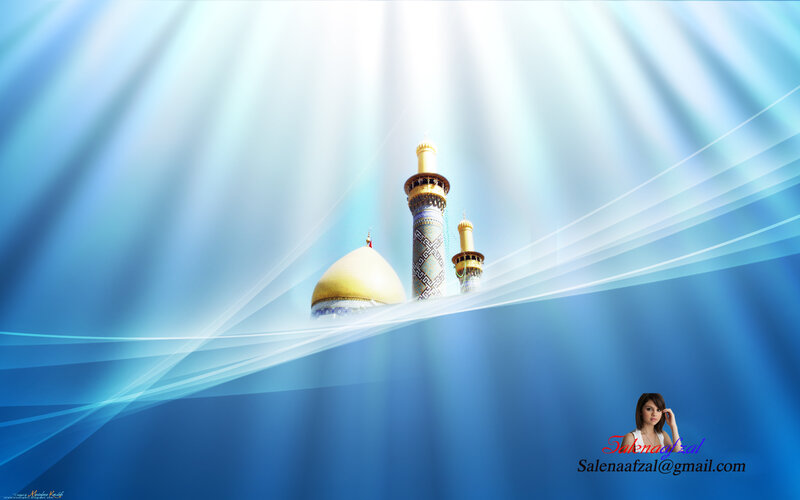 Blue mosque with golden dome