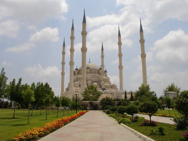 Blue Mosque with six minarets