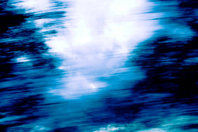blue motion blur abstract