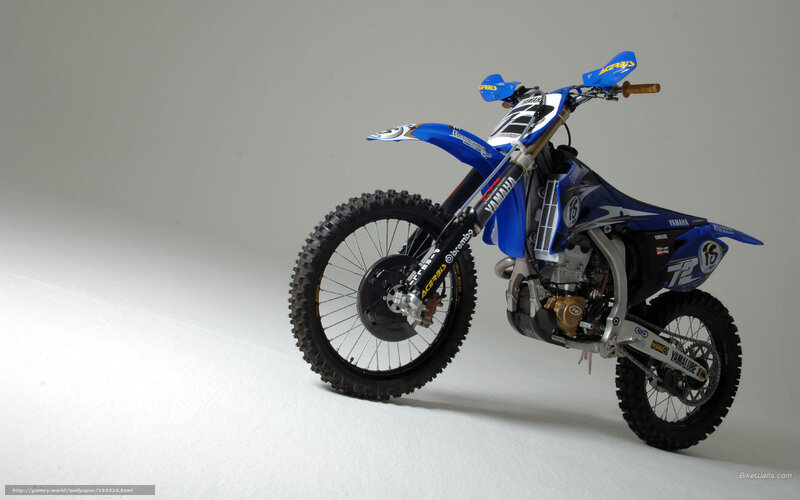 Blue Motocross Motorcycle