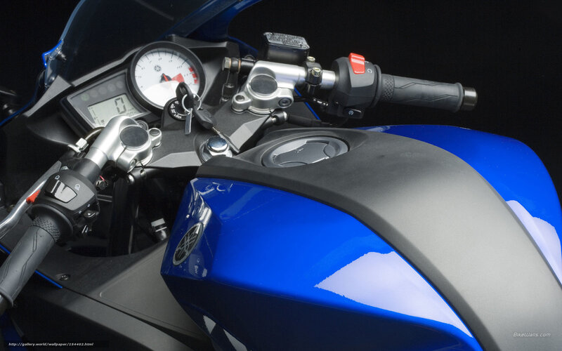 blue motorcycle dashboard close-up