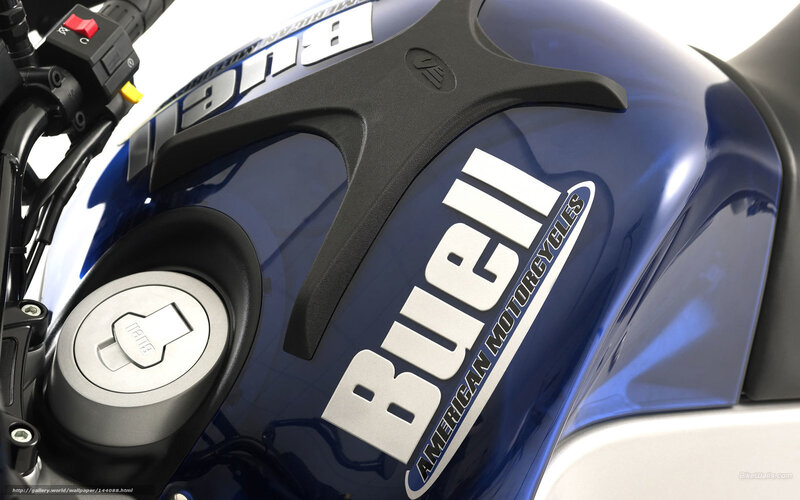 Blue Motorcycle Fuel Tank — Neutral, Photograph