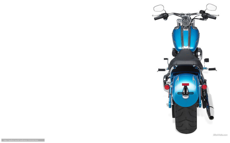 Blue Motorcycle — Neutral, Photograph, Handlebars, Seat, Tail Light