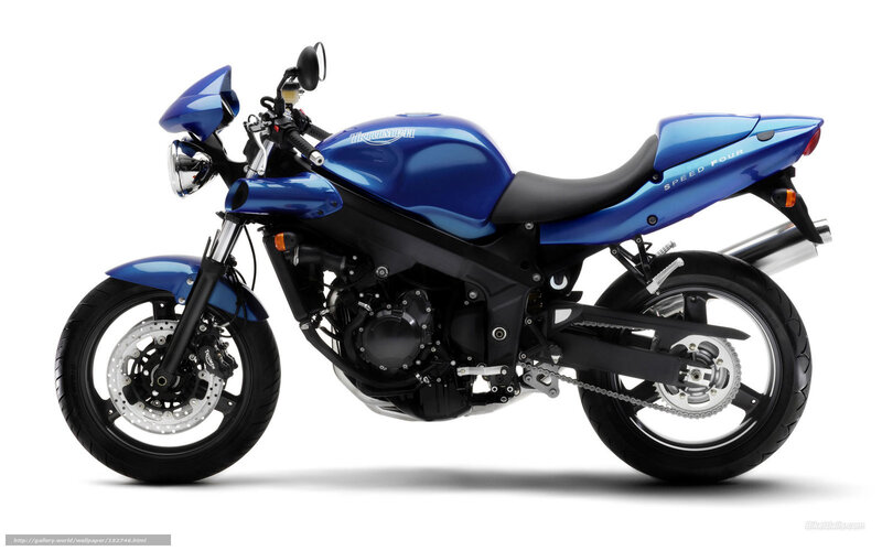 Blue Motorcycle — Neutral, Photograph, Seat, Headlight, Exhaust