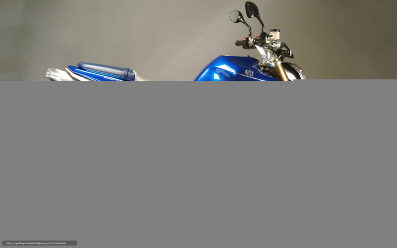 Blue Motorcycle — Neutral