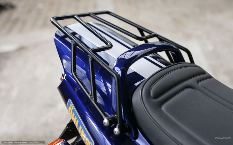 Blue Motorcycle Rear — Neutral
