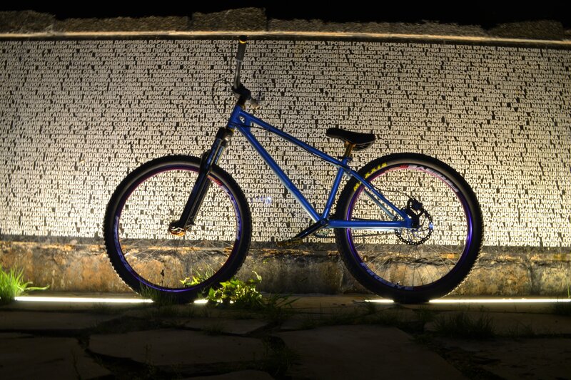 Blue Mountain Bike — Dramatic