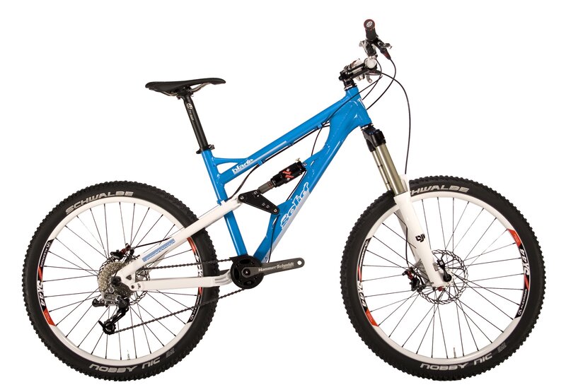Blue Mountain Bike — Neutral, Photograph, Tires