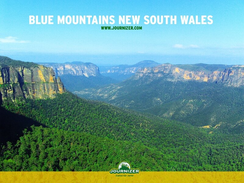 Blue Mountains Landscape — Green, Serene
