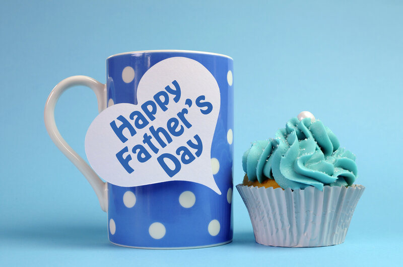 Blue Mug and Cupcake