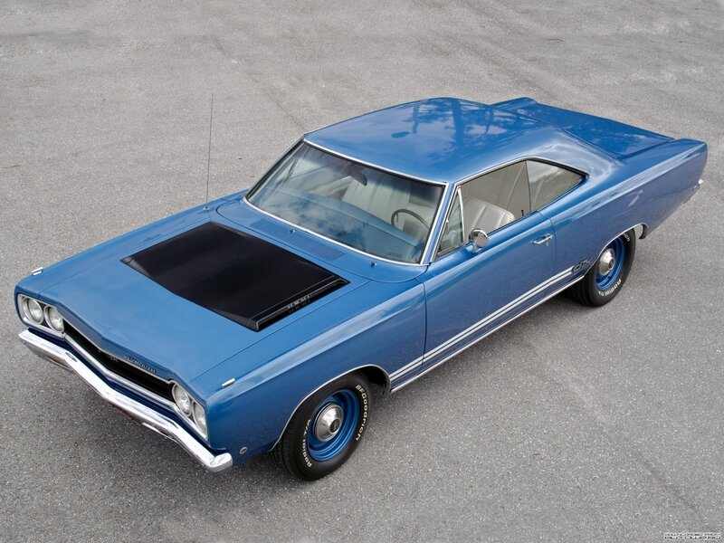 Blue Muscle Car — Calm, Photograph