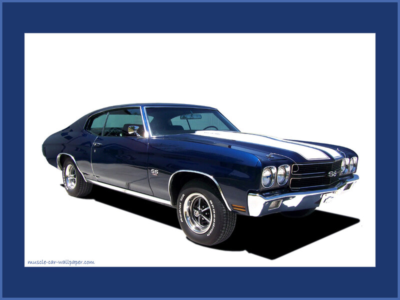 Blue Muscle Car — Classic